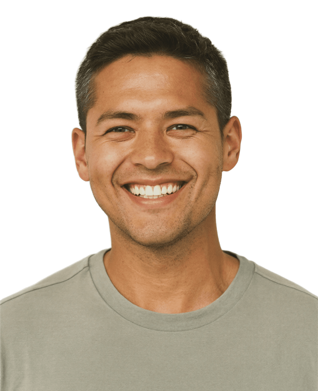 Man smiling